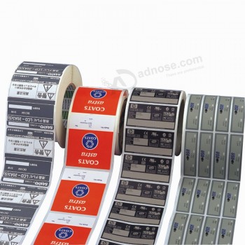 Cheap Customized Matte Silver Remove Adhesive Stickers Wholesale