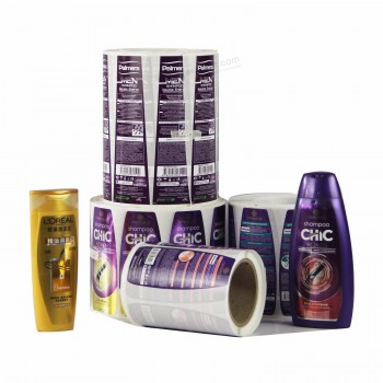 Etichetta adesiva personalizzata stampata per l'imballaggio dello shampoo