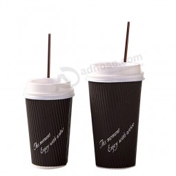 Cheap Custom PE Coated Paper Double Wall Cup with Lids