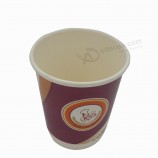 Getränk-preiswerte kundenspezifische wegwerfbare Papierkaffeetasse des heißen Getränks