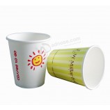 Bon marché les tasses de papier de café isolées par mur simple adaptées aux besoins du client de vente en gros