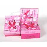 изготовленный на заказ оптовый печатный цветной подарок коробки подарка с бабочкой бабочки