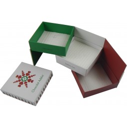 Boîtes de boîte de cadeau de papier personnalisé pas cher avec logo pour l'emballage