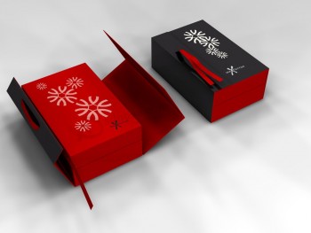 дешевая оптовая коробка подарка бумаги для упаковки с логосом