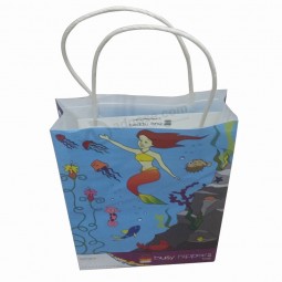 Bolsa de papel personalizada-Paper Shopping Bag Wholesale Sw172