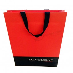 Paper Shopping Gift Bag with Handle Band Cheap Wholesale