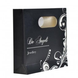 Factory Custom Printed Paper Shopping Gift Bag with Die-Cut Handle