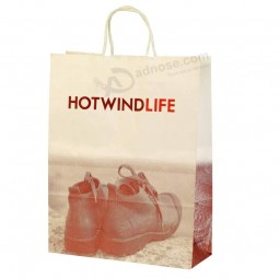 靴の梱包のためのカスタム印刷用紙ショッピングバッグ