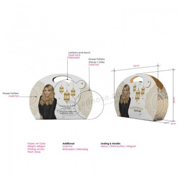 Nuevo diseño personalizado de papel de impresión bolsa de regalo de compras al por mayor