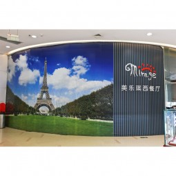 Wholesale customized high quality Large Format Full Color Printing PVC Flex Wall Banner for Advertiding