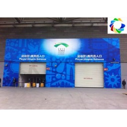 Etiquetas engomadas de alta calidad de la decoración de la pared de encargo al por mayor directas de la fábrica para la publicidad del acontecimiento del deporte
