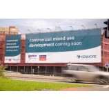 Atacado personalizado alta qualidade wlarge formato banners de malha de publicidade ao ar livre para edifícios