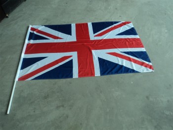 Wholesale Custom Cheap Country Flag Polyester Hand Flag with your logo