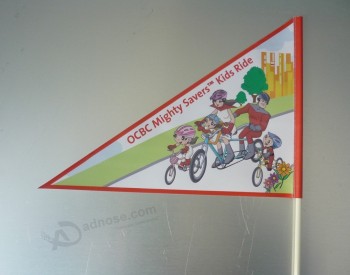 Drapeau de sécurité de bicyclette de polyester pour la promotion