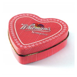 Custom Heart-Shaped Metal Tin Candy Box for Wedding