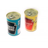 Custom Easy Open Lid Tin Cans Food Grade Metal Cans Wholesale 
