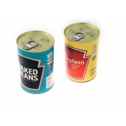 Custom Easy Open Lid Tin Cans Food Grade Metal Cans Wholesale 