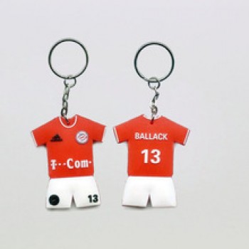 Custom Football Shirt Soccer Jersey Keychain Wholesale