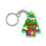 Custom Promotional Christmas Tree Soft PVC Keychain Manufacturer