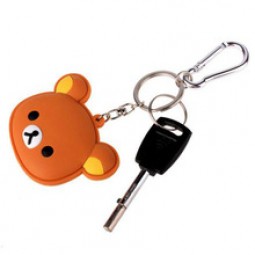 Cheap Custom Promotional Rubber Metal Keychain Wholesale Factory
