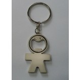 Wholesale Chrome Metal T Shirt Keychain Blank Keyring for Sublimation
