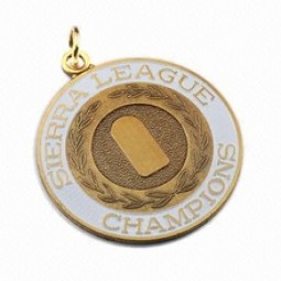 Novo design barato personalizado medalha de badminton para o esporte