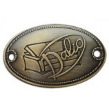 Logos de marque de plaques métalliques design personnalisé pour sac à main