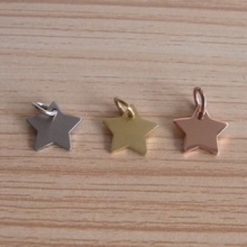 Billiges kundenspezifisches Pentagramgold/Silber/Kupfer Messing Metall Logos
