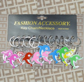 Porte-clés en forme de poisson poisson métal personnalisé en forme de porte-clés