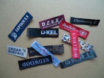 Professional Woven Label Like Main Label/Neck Label with Exquisite Artwork