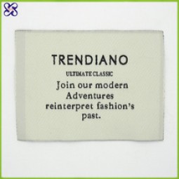 Etichette personalizzate di vestiti tessute etichette tessute