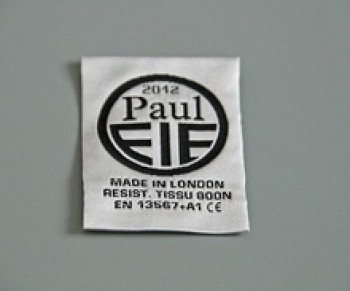Fabriek direct goedkope aangepaste kleding geweven labels