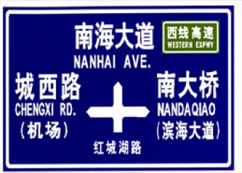 Factory direct wholesale customized high quality Road Nameplate