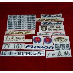 Factory direct wholesale customized high quality Car Nameplate