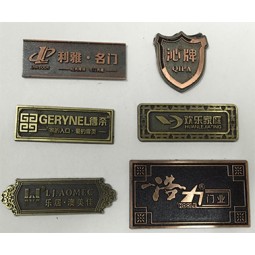 Factory direct wholesale customized high-end Sgin Logo Plate