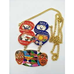Custom Big Carnival Medal with Chain Cheap Wholesale