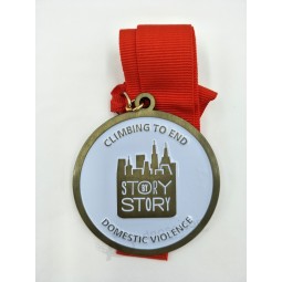 Cheap Custom School Medal with Polyester Lanyard Wholesale