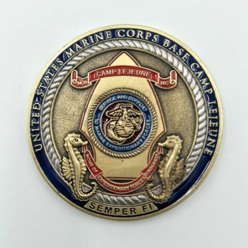 Kundenspezifische Marine Marine Herausforderung Sammlung Münzen billig Großhandel