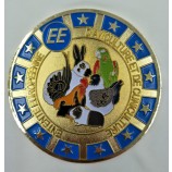 Big Brass Enamelled Coin Cheap Wholesale