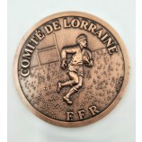 Antique Copper Sports Medal Coin Cheap Wholesale
