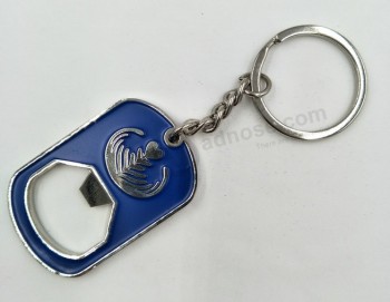 Bottle Opener Metal Keyring with Injecting Enamelled Color Cheap Wholesale