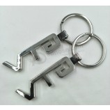 Plain Metal Key Shaped Keychain Cheap Wholesale