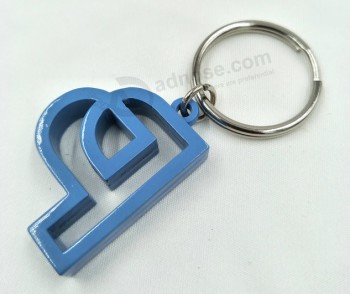 Spray Paint Finished Metal Key Ring Cheap Wholesale