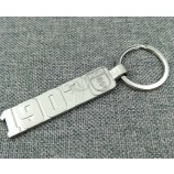 Cheap Custom Shaped Embossed Logo Key Ring Wholesale