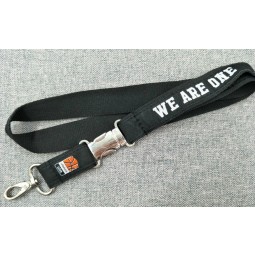 Cheap Custom Woven Logo Process Polyester Lanyard Wholesale