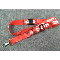 Event Breakaway Ribbon Printed Polyester Neck Lanyards Sublimation Logo Cheap Wholesale