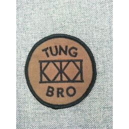 Cheap Custom Fashion Logo Flat Woven School Embroidery Patch for Clothing
