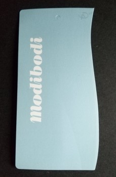 도매 주문을 받아서 만들어진 고품질 커트 모양 인쇄 된 카드 의류 꼬리표