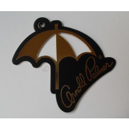 Wholesale customized high quality Umbrella Die Cutting Card Tag