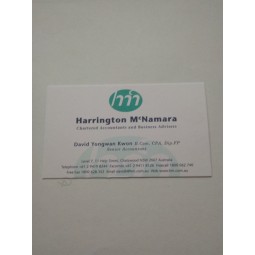 Factory direct wholesale customized top quality Uncoated White Paper Printed Bussiness Card Tag